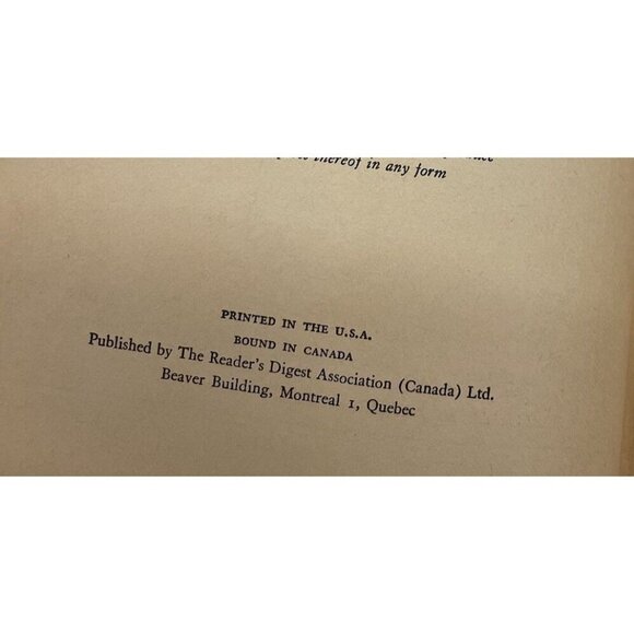 Readers Digest Condensed Books 1956 Summer Selections HC - Near Mint - Picture 9 of 10